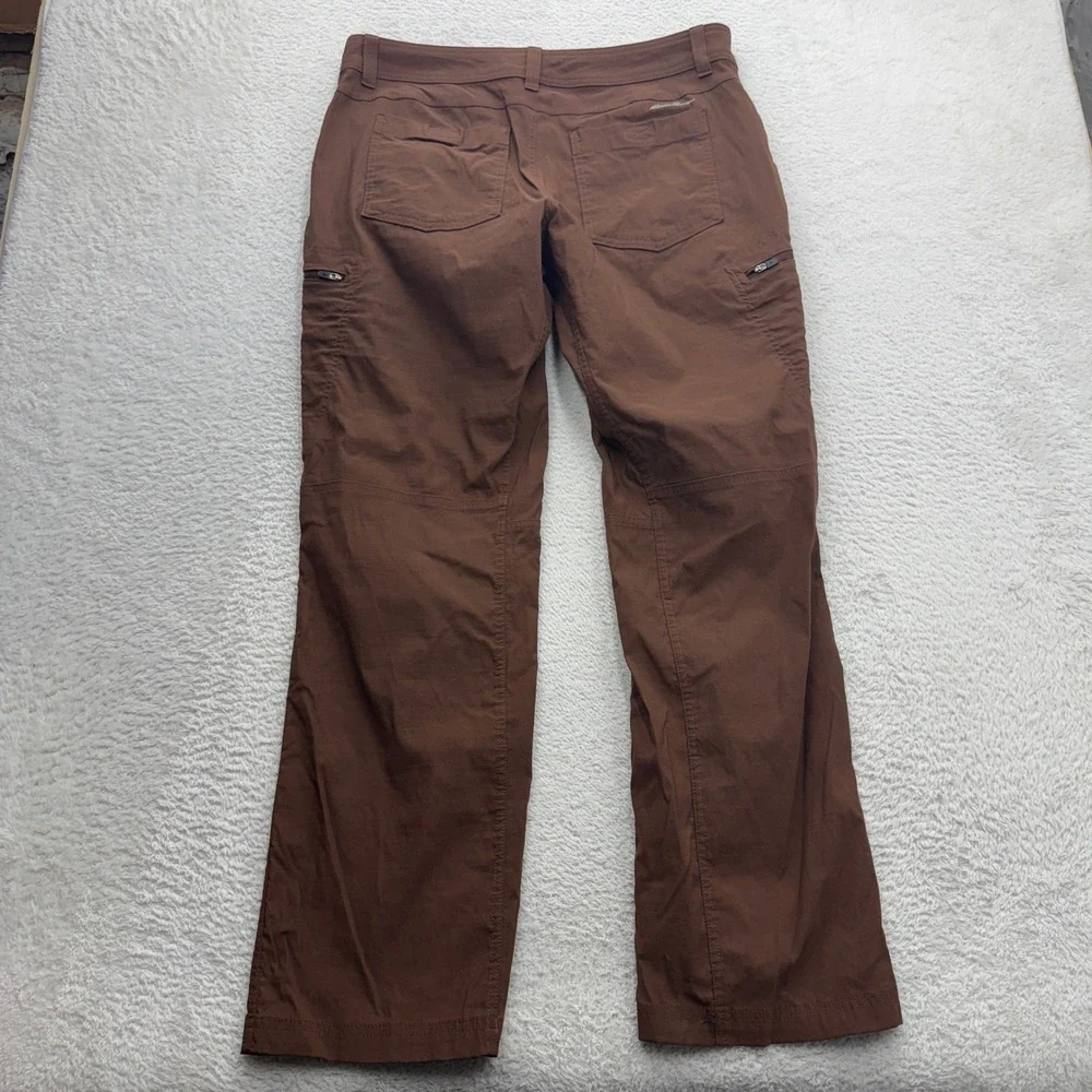 Eddie Bauer First Ascent Guide Pro Pants Mens 35x32 Brown Hiking Stretch Cargo